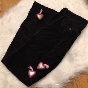 Grey velvet J. Crew pants - Size 4